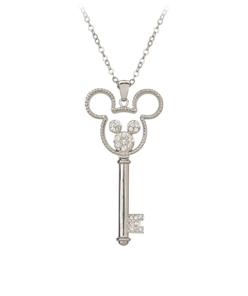 Mickey Mouse Double Icon Key Necklace by Arribas