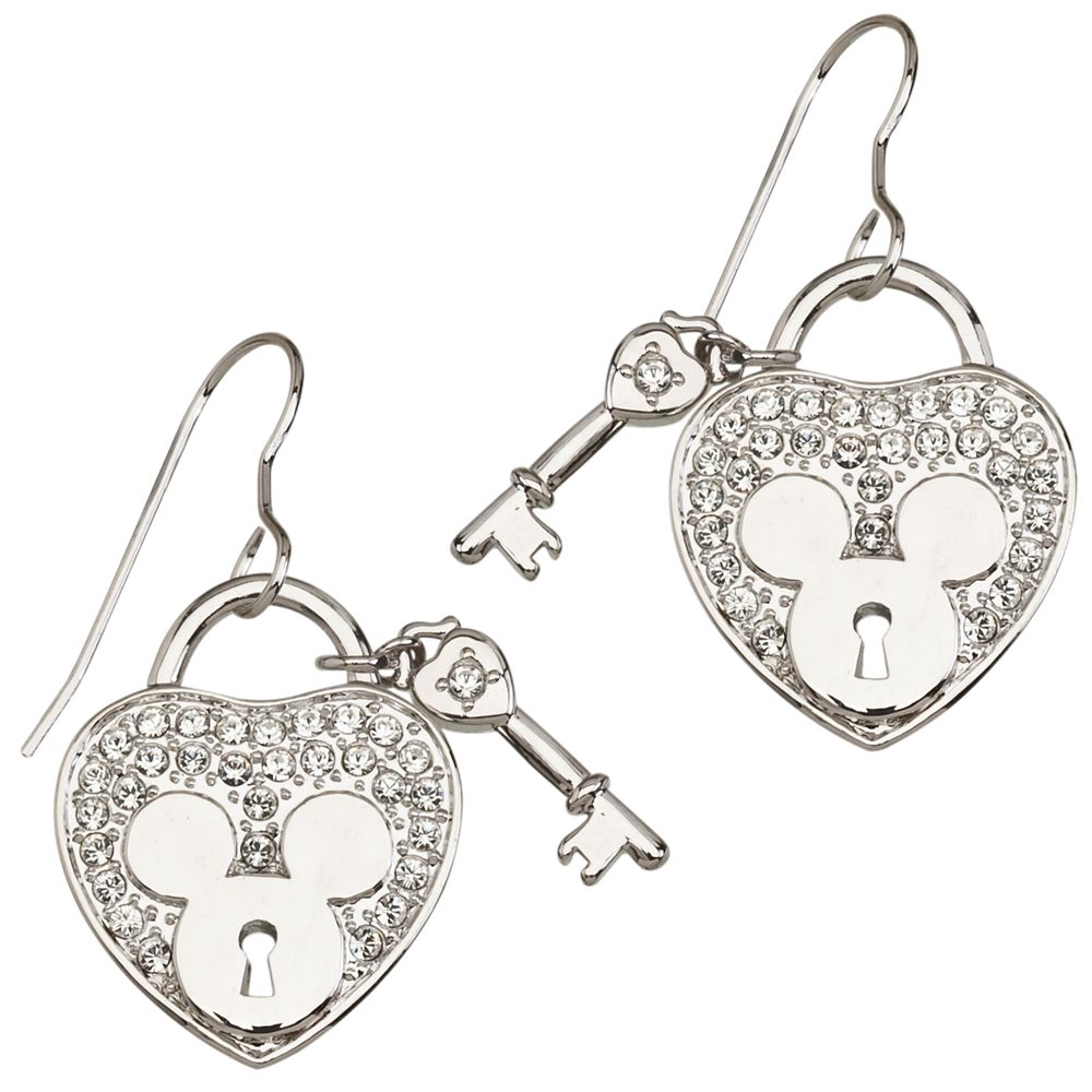 Mickey Mouse Heart Earrings by Arribas