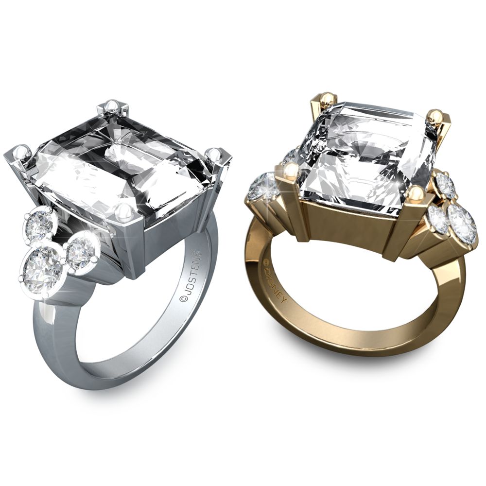 Mickey Mouse April Birthstone Diamond Ring by Jostens