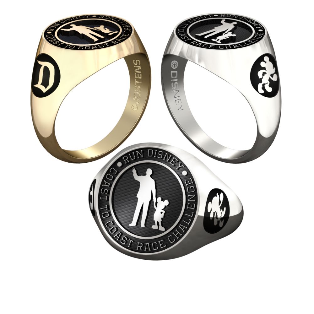 Mickey Mouse and Walt Disney RunDisney Ring for Women by Jostens - Personalizable