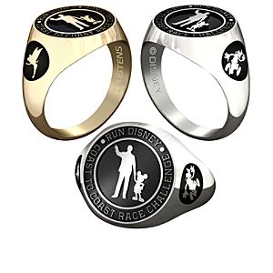 Mickey Mouse and Walt Disney with RunDisney Ring for Men by Jostens - Personalizable