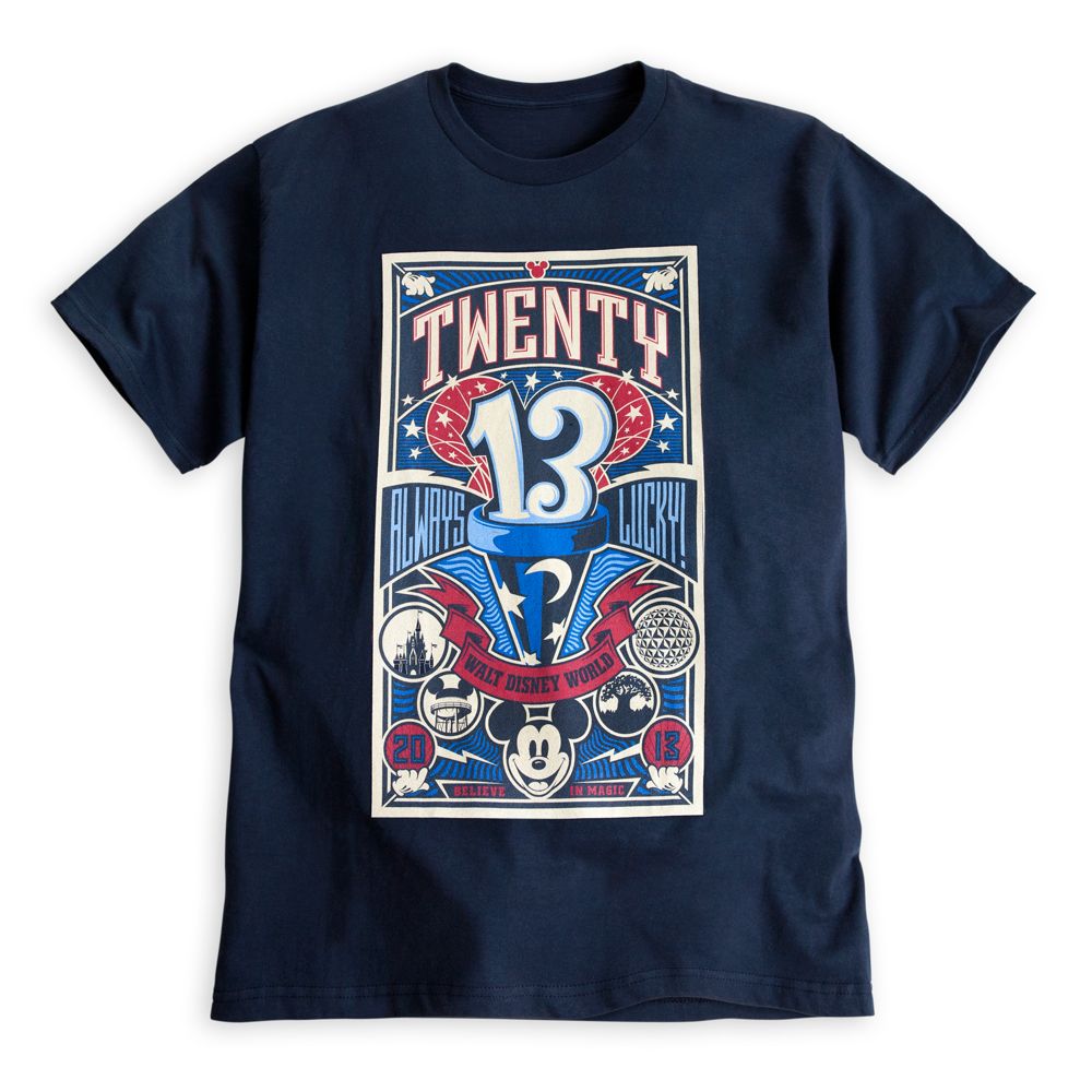 Mickey Mouse Always Lucky Tee for Adults - Walt Disney World