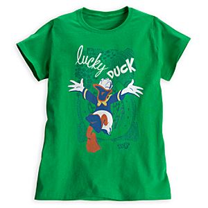 Donald Duck Lucky Duck Tee for Women - Walt Disney World
