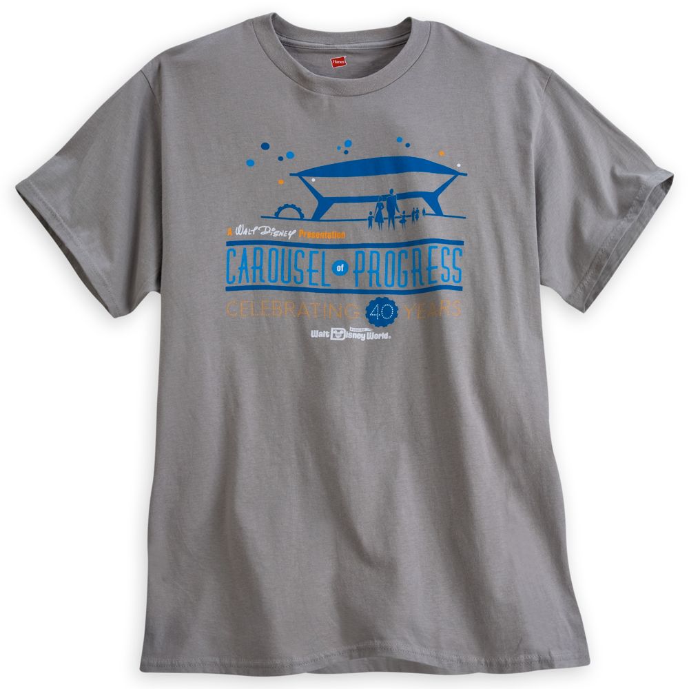 Carousel of Progress Tee for Adults - 40th Anniversary - Walt Disney World - Limited Availability