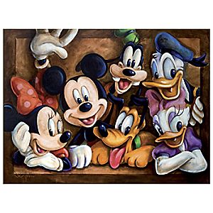 ''The Gang'' Mickey Mouse Giclée by Darren Wilson