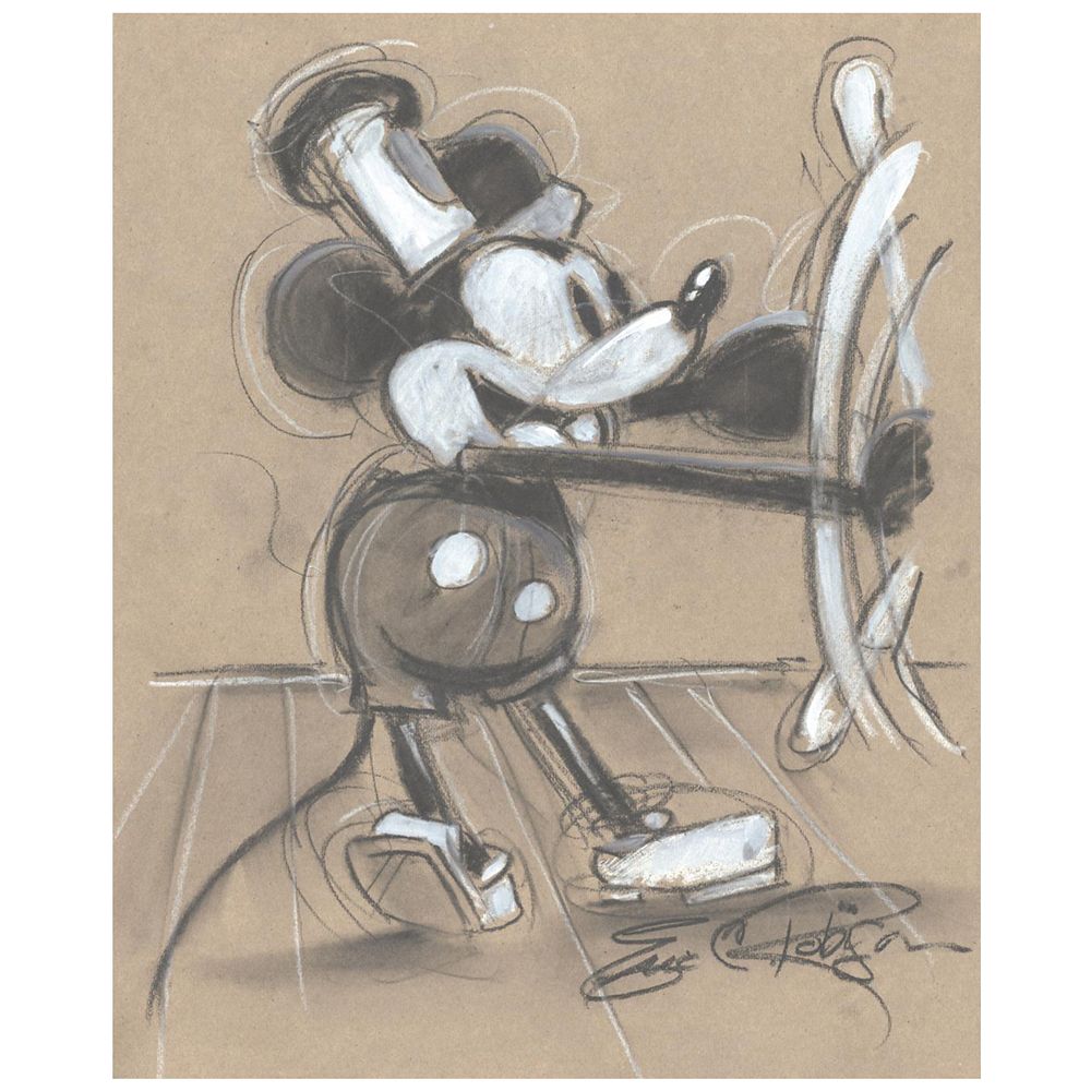 Steamboat Willie Mickey Mouse Giclée by Eric Robison