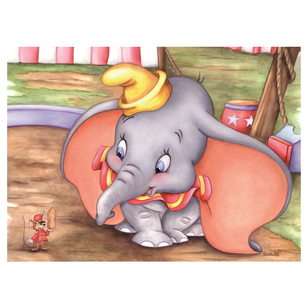 "Dumbo at the Circus" Gicl&eacute;e by Michelle St.Laurent