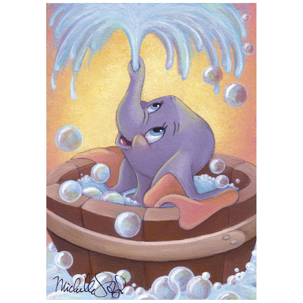 "Dumbo in Bubbles" Gicl&eacute;e by Michelle St.Laurent