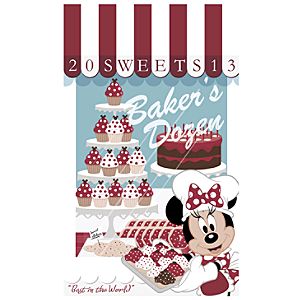 Minnie Mouse Bakers Dozen Giclée - Walt Disney World
