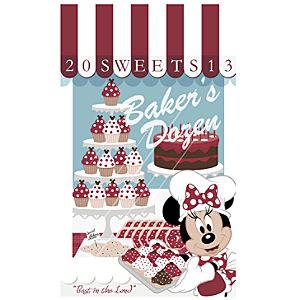 Minnie Mouse Bakers Dozen Giclée - Disneyland