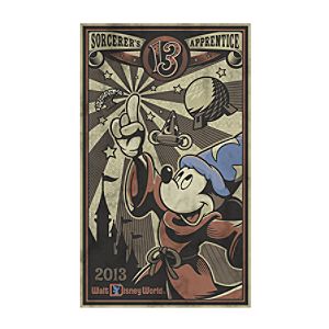 Mickey Mouse Giclée - Sorcerers Apprentice - Walt Disney World