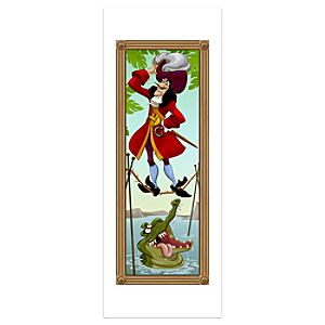 Captain Hook Poster - The Haunted Mansion - Limited Availability