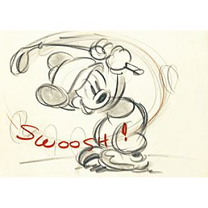 Mickey Mouse Swoosh Giclée