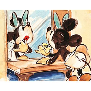 Minnie Mouse Lipstick Giclée