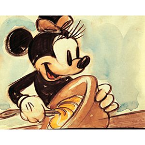 Minnie Mouse Mickeys Surprise Party Giclée