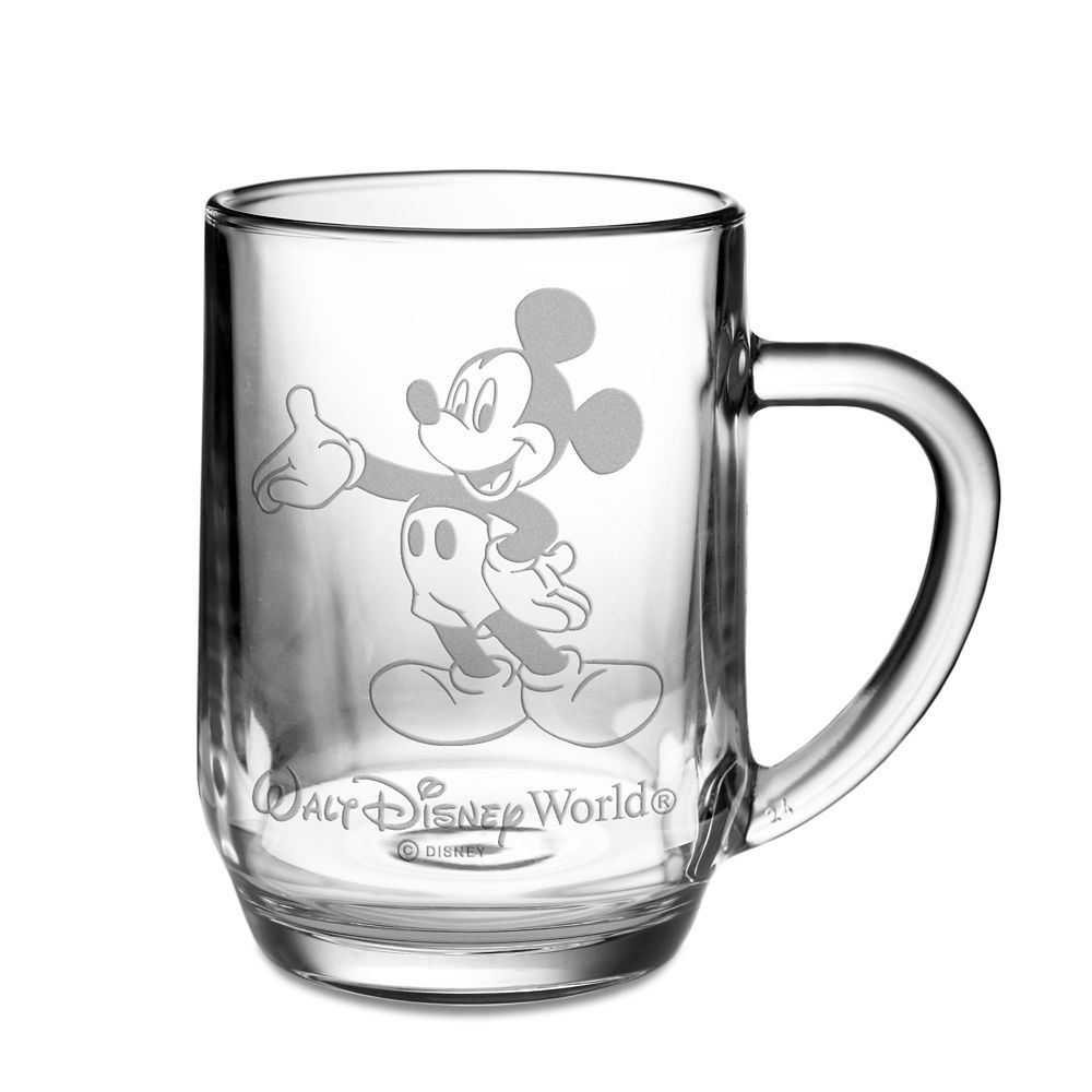 Personalizable Glass Mickey Mouse Mug by Arribas