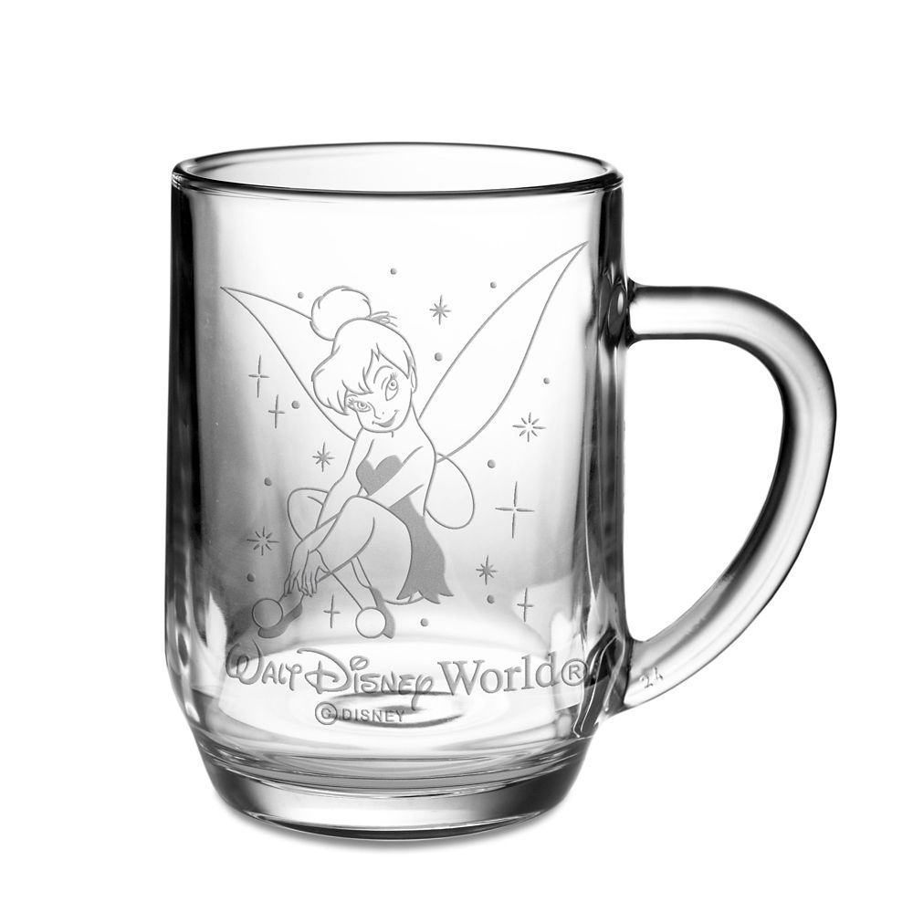 Personalizable Glass Tinker Bell Mug by Arribas