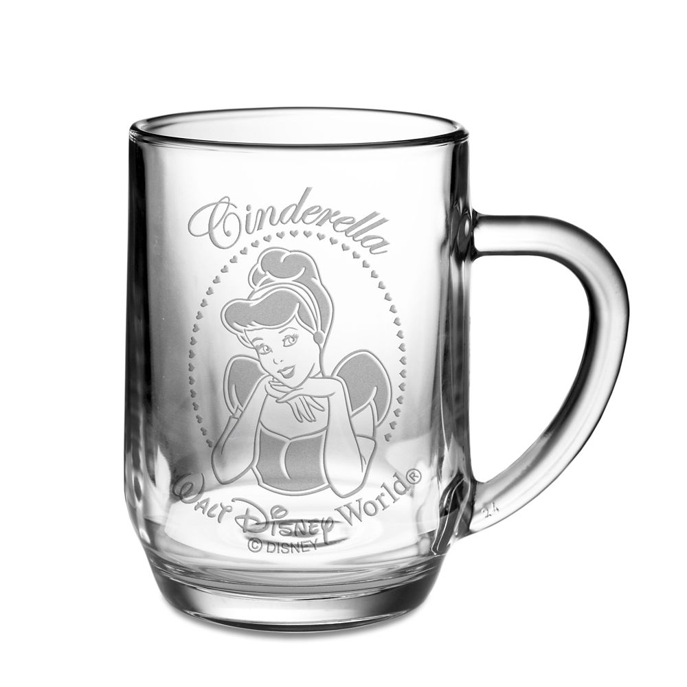 Personalizable Glass Cinderella Mug by Arribas