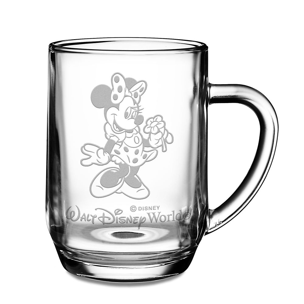 Personalizable Glass Minnie Mouse Mug by Arribas