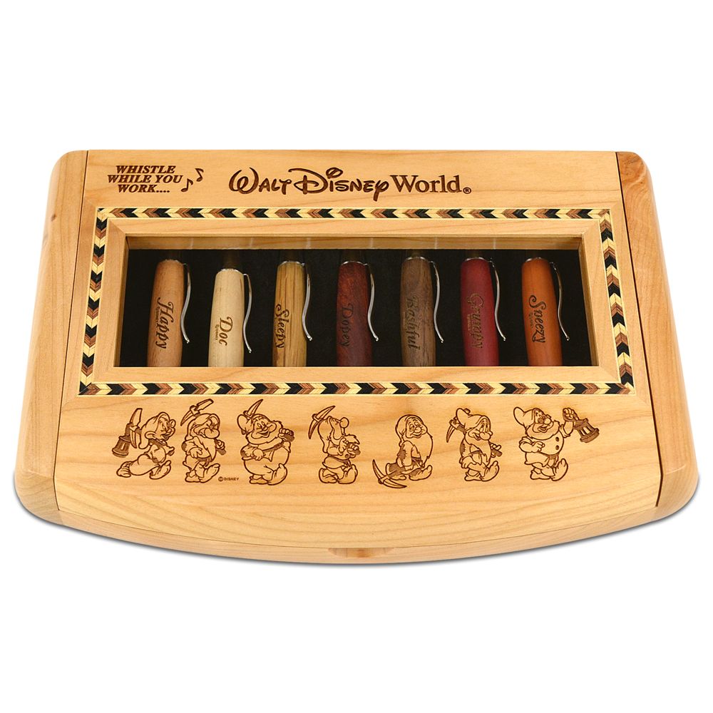 Personalizable Seven Dwarfs Pen Set by Arribas - 7-Pc.