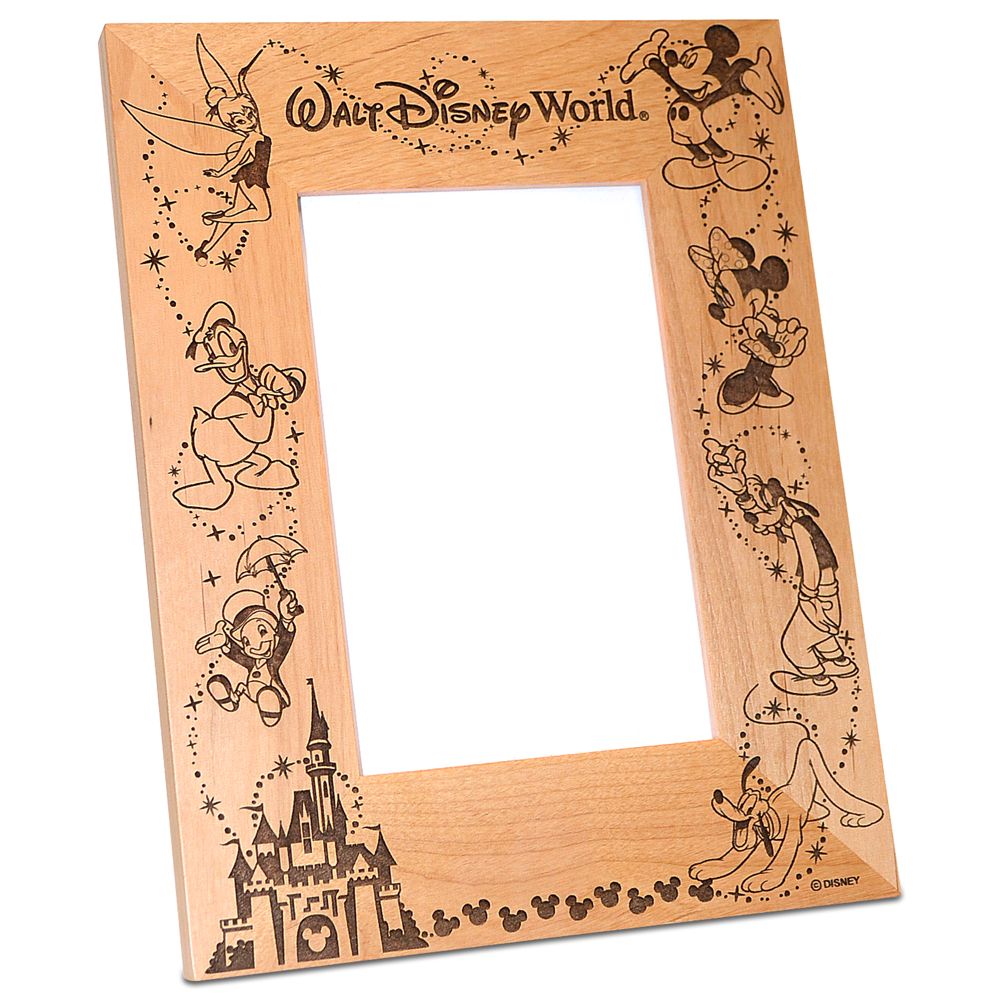 Personalizable Walt Disney World Cinderella Castle Photo Frame by Arribas -- 4 x 6