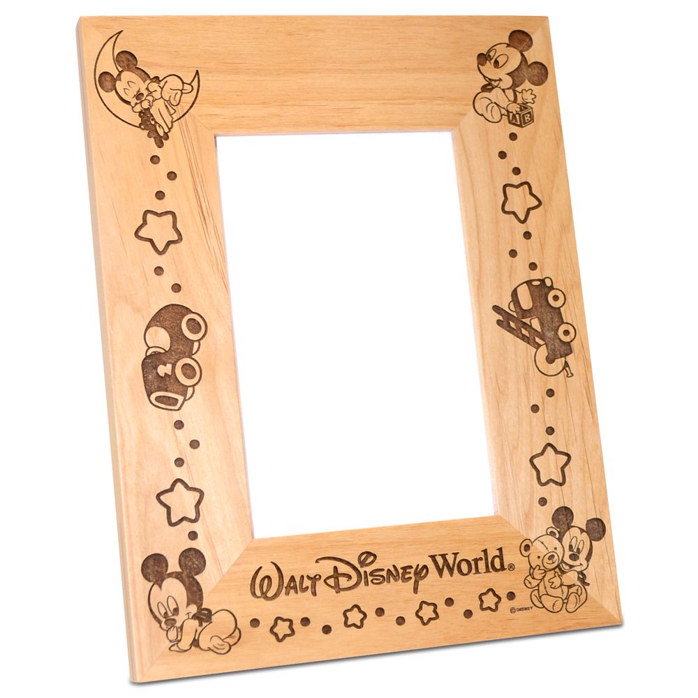 Personalizable Walt Disney World Baby Mickey Mouse Photo Frame by Arribas -- 4 x 6