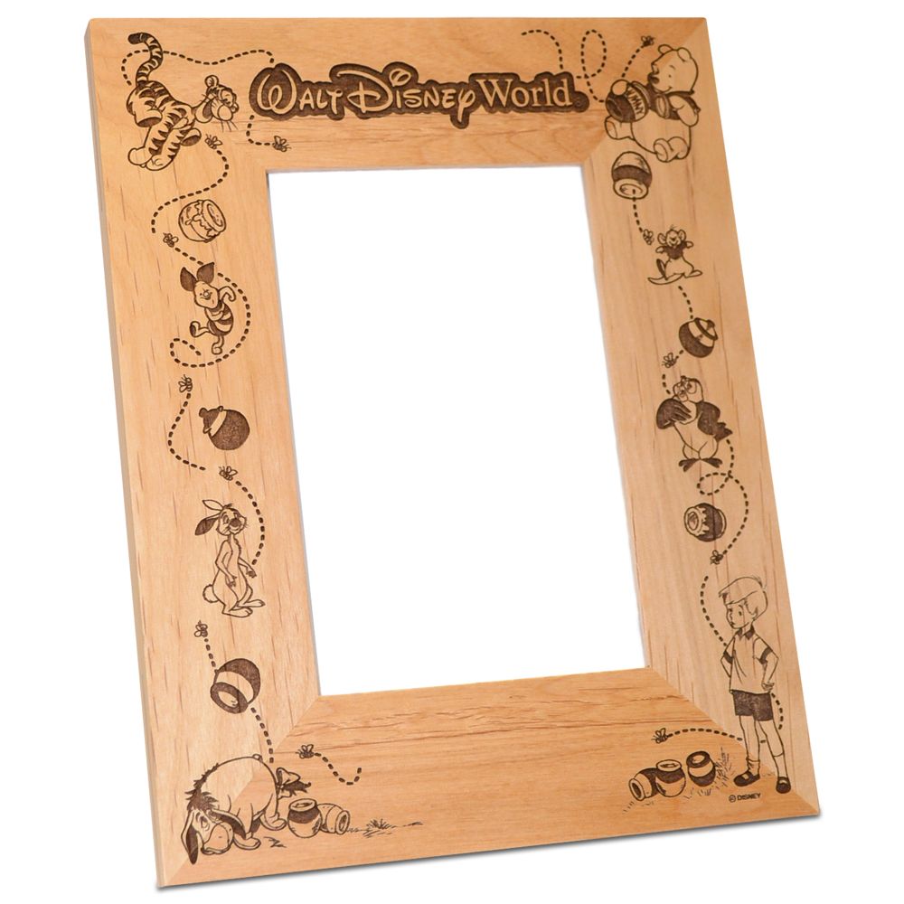 Personalizable Walt Disney World Winnie the Pooh Photo Frame by Arribas -- 4 x 6