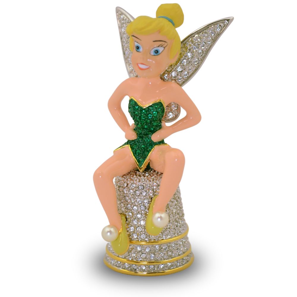 Jeweled Tinker Bell Figurine with Thimble by Arribas