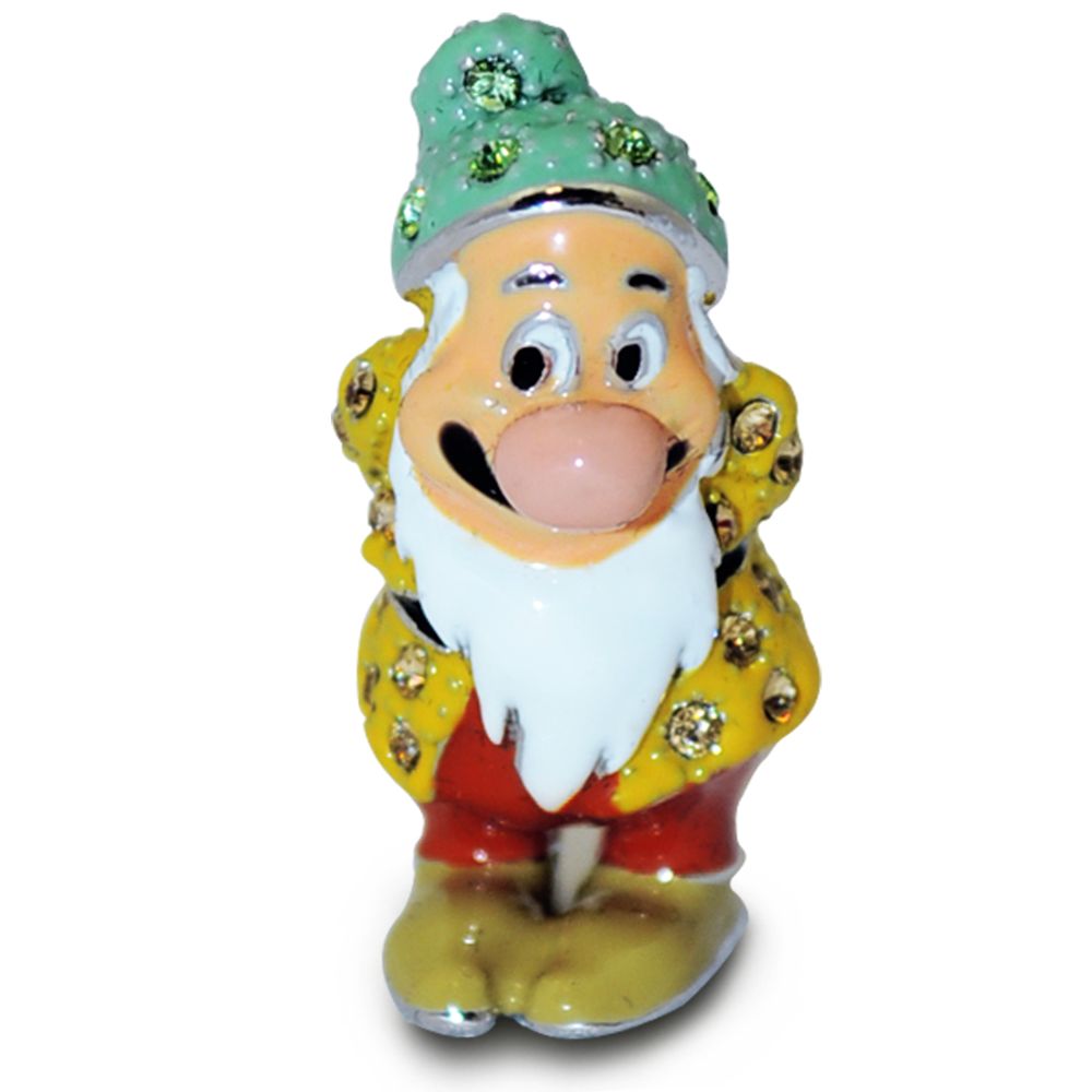 Jeweled Mini Snow White and the Seven Dwarfs Figurine by Arribas -- Bashful