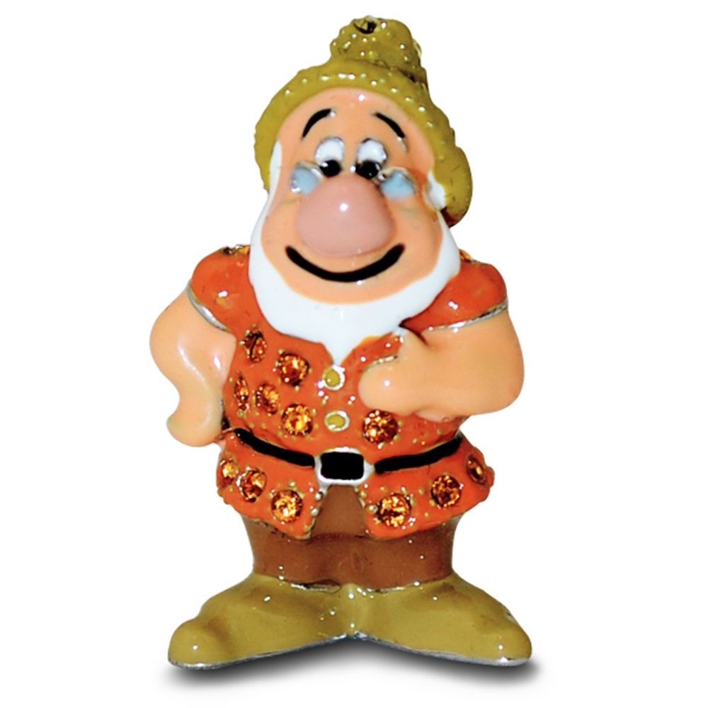 Jeweled Mini Snow White and the Seven Dwarfs Figurine by Arribas -- Doc