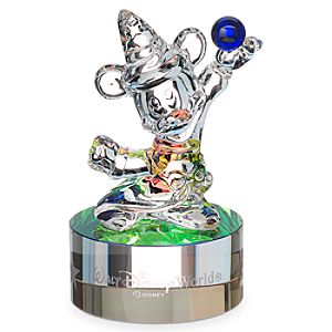 Sorcerer Mickey Mouse Figurine on Base by Arribas - Walt Disney World