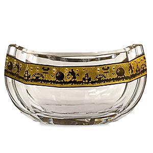 Walt Disney World Crystal Noah's Ark Bowl with Gold by Arribas Brothers - Limited Edition