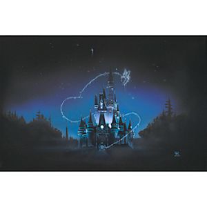 40 Magical Years Cinderella Castle Giclée by Noah
