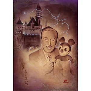 Walt and Mickey 55th Giclée by Noah