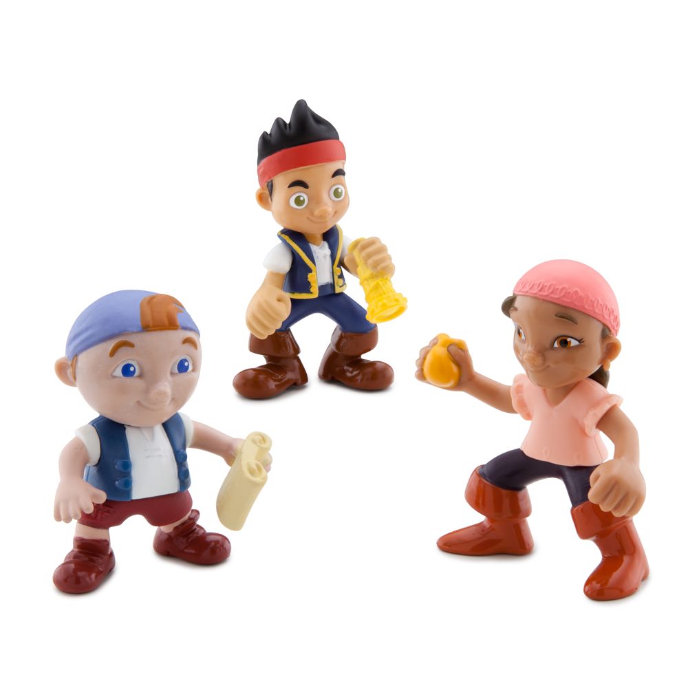 Jake and the Never Land Pirates Figure Set -- Jake, Izzy and Cubby