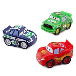 Cars Micro Drifters: Lightning McQueen, Chick Hicks and Clutch Aid No. 121 Set -- 3-Pk.