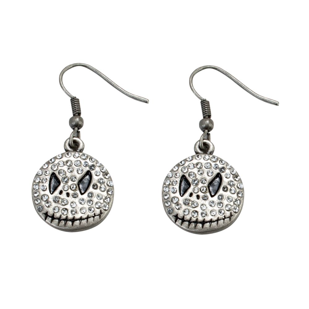 Rhinestone Jack Skellington Earrings