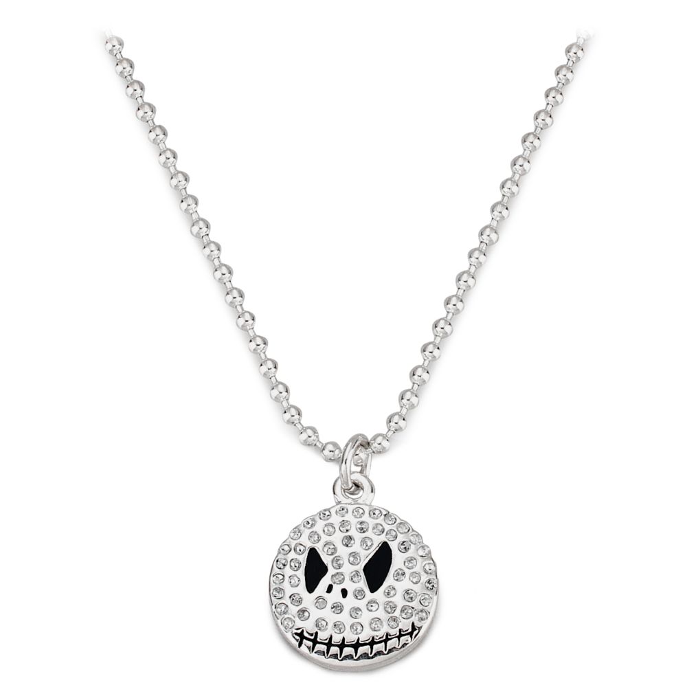 Rhinestone Jack Skellington Necklace