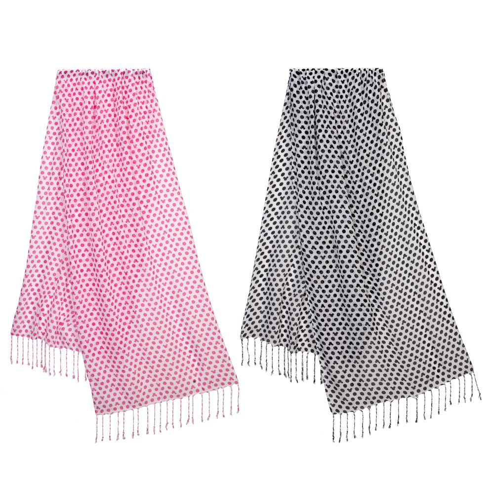 Polka Dot Icon Mickey Mouse Scarf