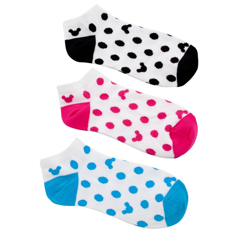 Mickey Mouse Icon Socks for Girls -- 3-Pair