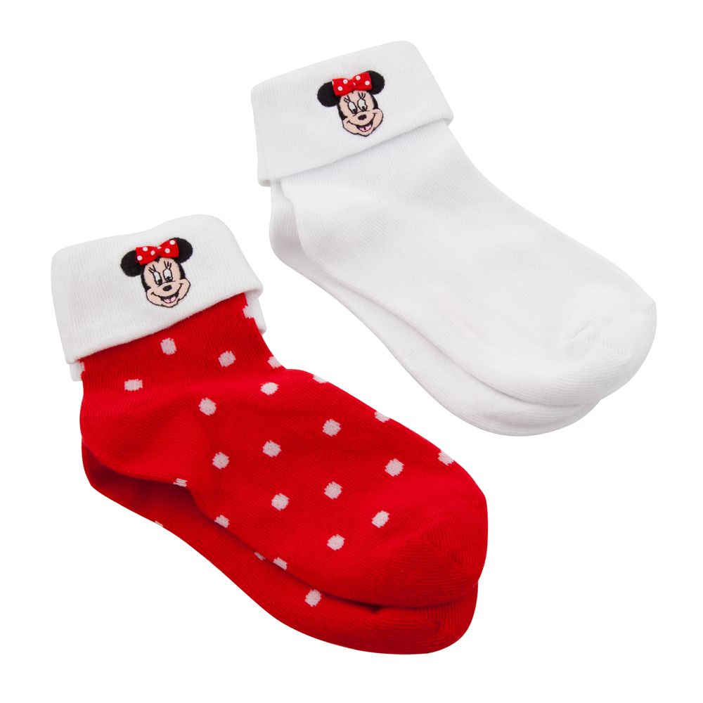 Minnie Mouse Socks for Girls -- 2-Pair