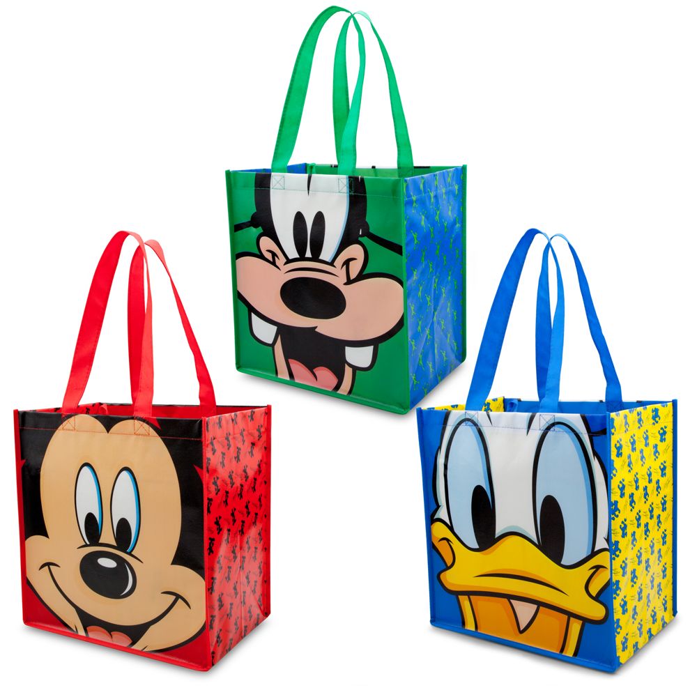 Reusable Mickey Mouse and Friends Tote Set -- 3-Pk.