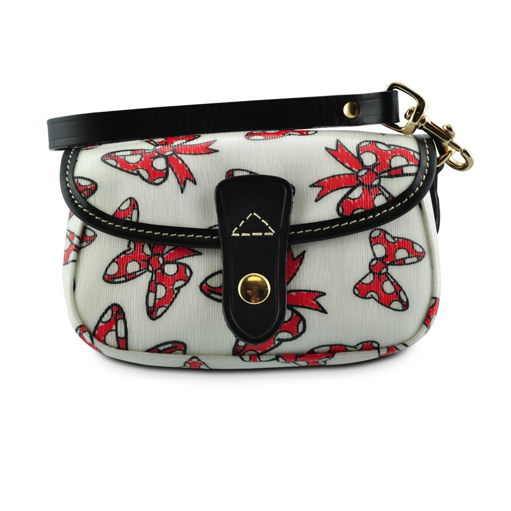Minnie Mouse Bow Wristlet Bag by Dooney &amp; Bourke -- White