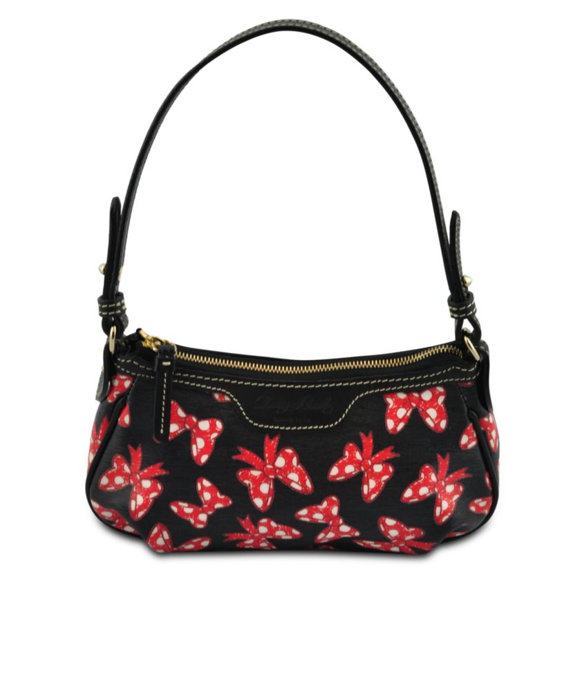 Minnie Mouse Bow Patty Pouchette Bag by Dooney &amp; Bourke -- Black