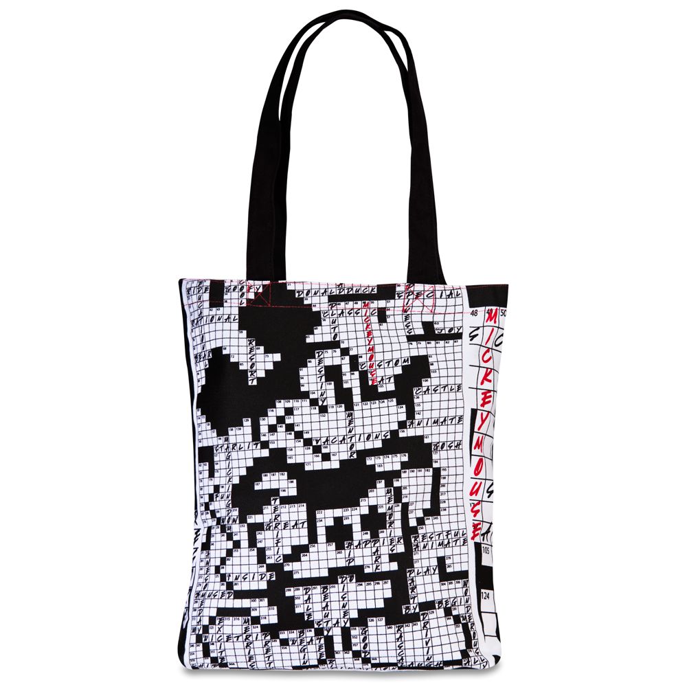Crossword Puzzle Mickey Mouse Tote
