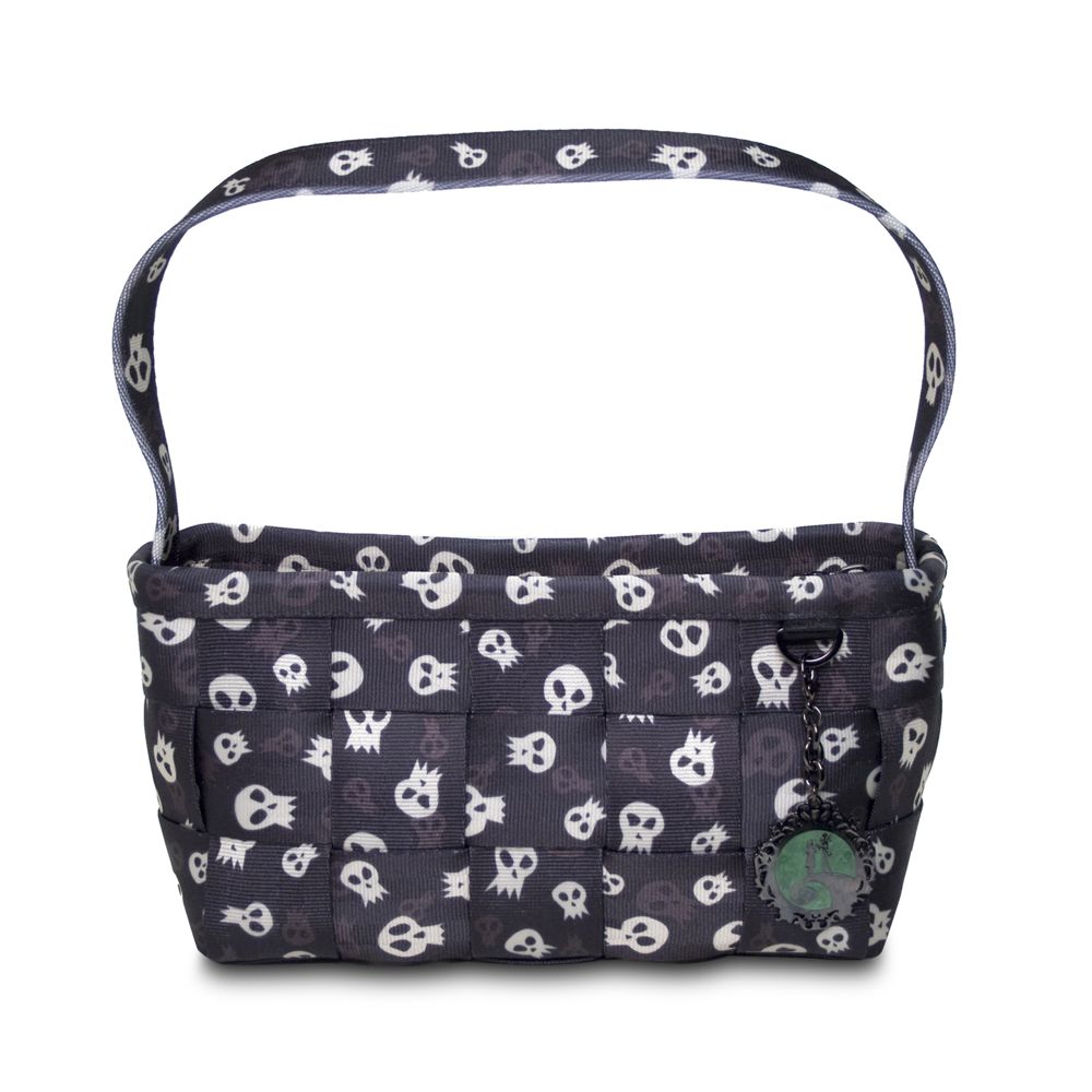 Nightmare Before Christmas Skull Print Baguette Bag by Harvey