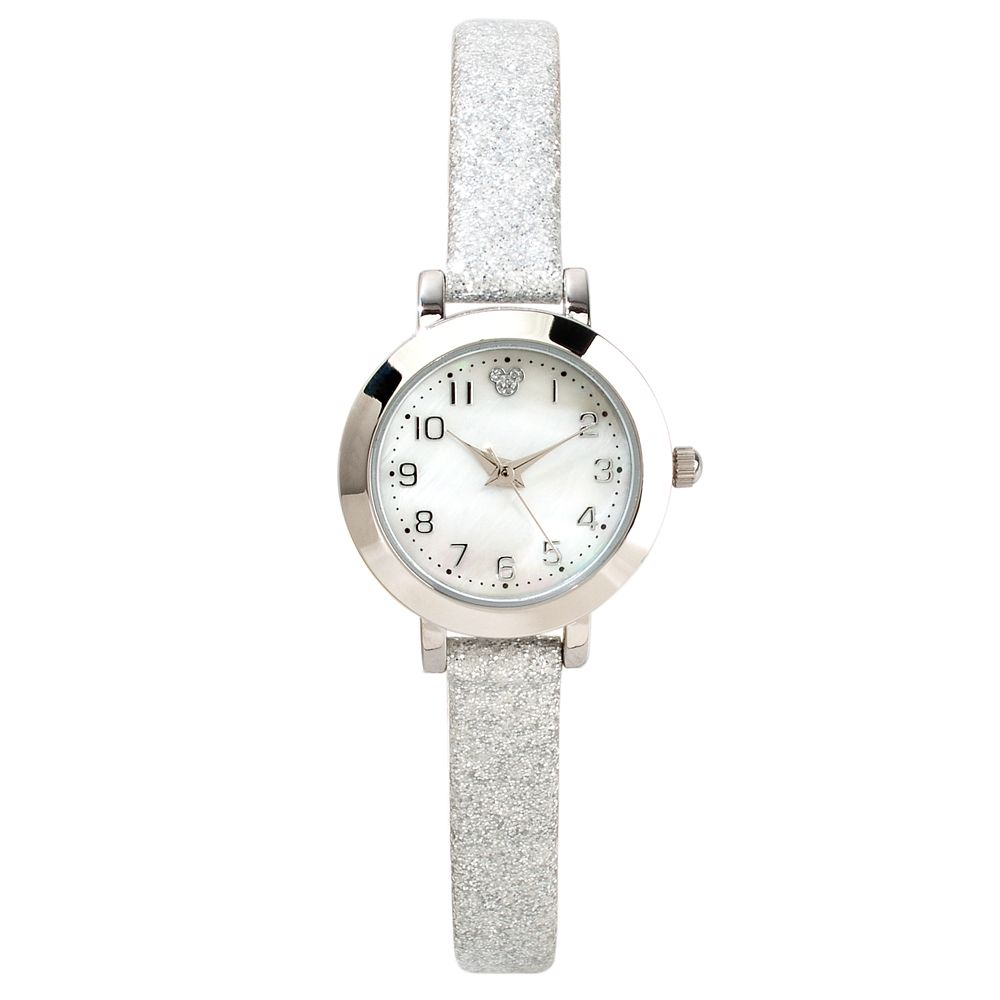 Sparkling Silver Icon Mickey Mouse Watch for Women