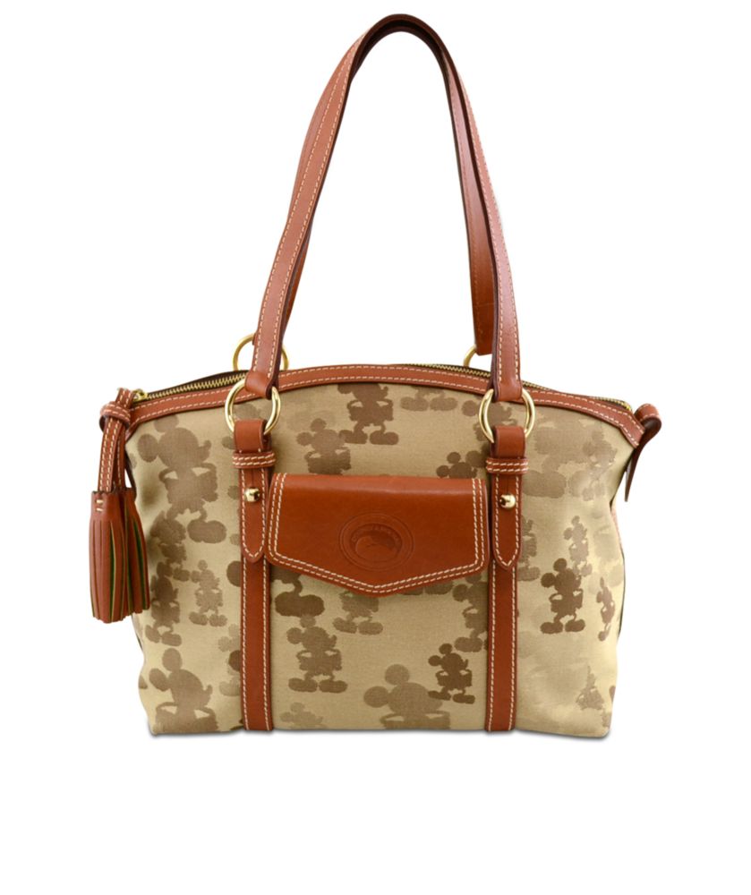 Tonal Mickey Mouse Pocket Satchel by Dooney & Bourke