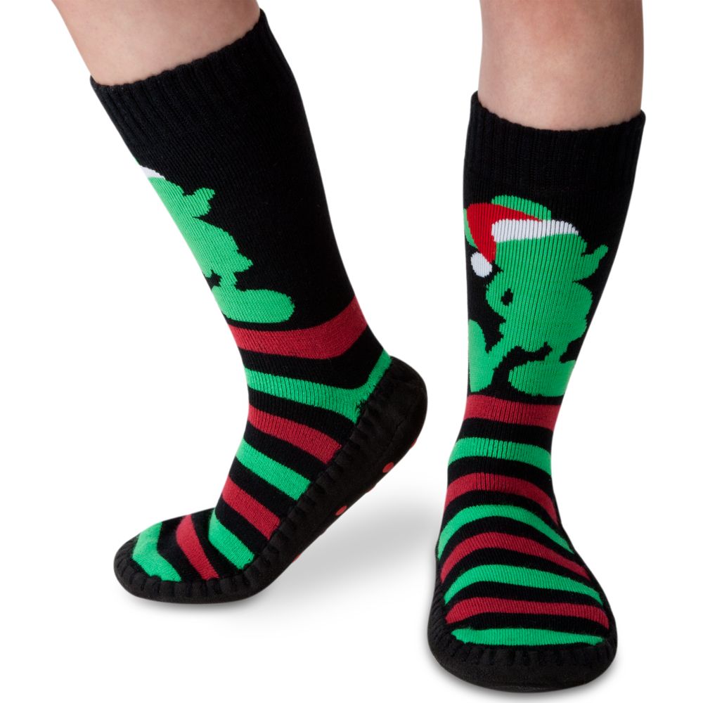 Mickey Mouse Slipper Socks for Adults - Holiday