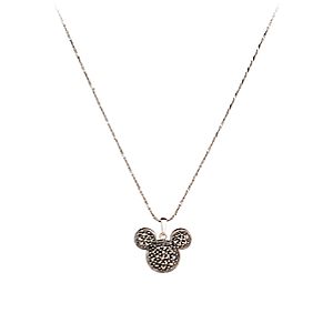 Mickey Mouse Icon Marcasite Necklace by Judith Jack